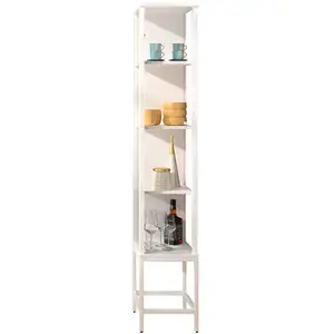Vitrine 1 porte STEP W coloris blancVendu parconforama
