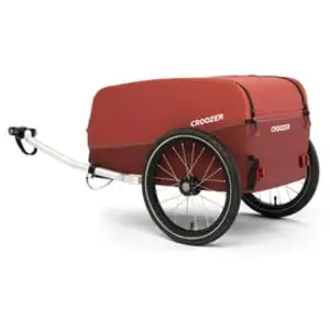 CROOZER Remorque de vélo pour bagages Cargo Kalle Lava Red