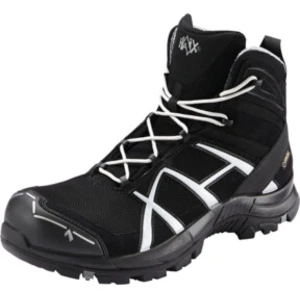 Haix Chaussures hautesà lacets noires/argent Black Eagle Safety 40 Mid... pas cher