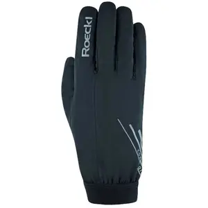 Gants longs Roeckl Rottal noir blanc - 8 pas cher