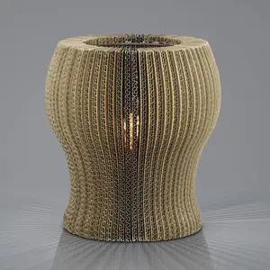 HELL Lampe à poser Layer en carton incurvé pas cher