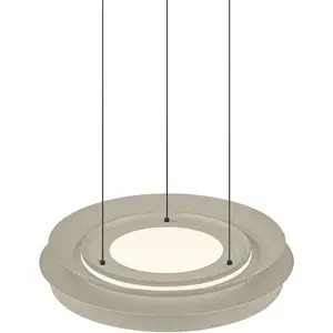 HELL Suspension LED Lys, sable, Ø 45cm, CCT, télécommande