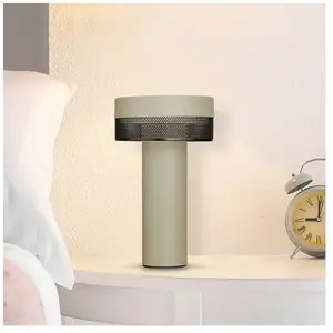 HELL Lampe à poser LED rechargeable, hauteur 24cm, sable/noir pas cher