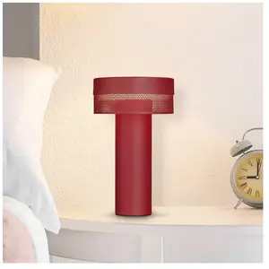 HELL Lampe à poser LED rechargeable, hauteur 24cm, rouge indien pas cher