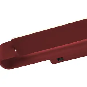 HELL Applique LED Box, pivotante, rouge indien