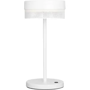 HELL Lampe à table LED rechargeable Mesh, hauteur 30 cm, blanc pas cher