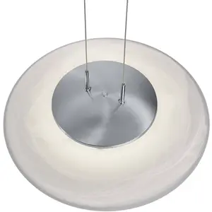 HELL Suspension LED Findus, nickel mat/chromée pas cher
