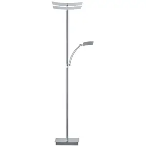 HELL Lampe sur pied LED Andy, à 3 lampes, nickel mat, CCT, variateur d...Vendu parluminaire
