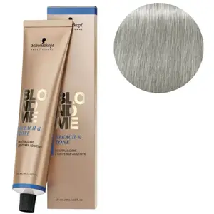 Crème blondeur cendreur additif fumé BlondMe Schwarzkopf 60ml pas cher