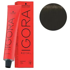Schwarzkopf Coloration Igora Royal 4-63 châtain moyen marron mat 60ML pas cher