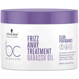 Comparateur de prix : Schwarzkopf - BC Bonacure Masque Frizz Away - Contenance : 500 ml