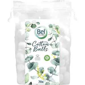 Boules de coton Bel Premium 70 pcs pas cher