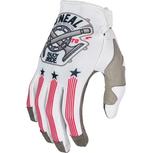 O'NEAL ONeal Mayhem Piston S23, gants , couleur: Blanc/Noir/Rouge , taille: XXL pas cher