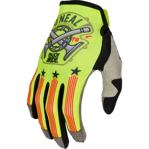 O'NEAL ONeal Mayhem Piston S23, gants , couleur: Jaune Néon/Noir/Rouge , taille: XXL pas cher