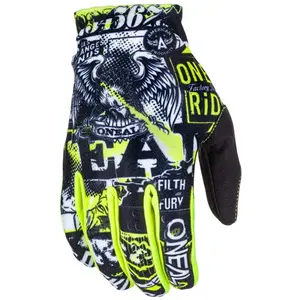 Oneal Matrix Attack 2 Gants Motocross Jeunes, noir-jaune, taille XL