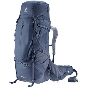 Deuter - Aircontact X 60+15 - Sac à dos de trekking taille 60+15 l, bleu