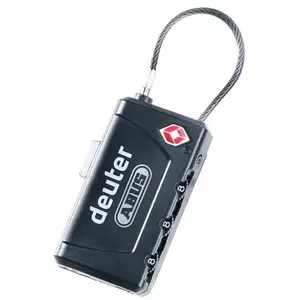deuter TSA Cable Lock - Cadenas Black Taille unique pas cher