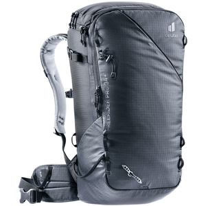Deuter - Freerider Pro 34+10 - Sac à dos ski taille 34+10 l, gris/bleu pas cher