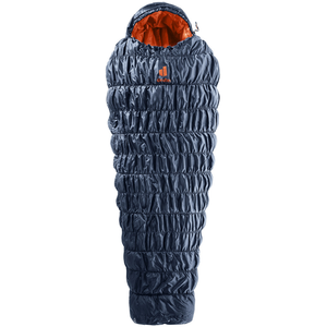 deuter Exosphere 0° Sac de Couchage Zip Left, Ink-Paprika, Regular pas cher