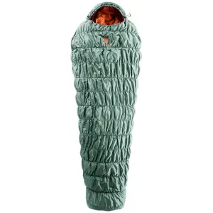 Comparateur de prix : deuter Exosphere +4° EL Sac de Couchage Zip Right, Sage-Paprika, Extra...