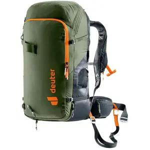 Deuter - Alproof Tour 38+5 - Sac à dos airbag taille 38+5 l, khaki /noir pas cher