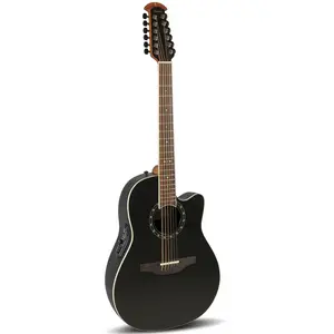 Comparateur de prix : Ovation Standard Balladeer Deep Contour Cutaway 12 Cordes Noir