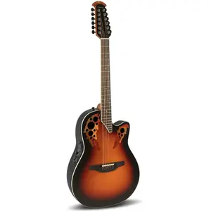 Comparateur de prix : Ovation Standard Elite Deep Contour Cutaway 12 Cordes New England Burst
