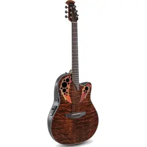 Comparateur de prix : Ovation Celebrity Elite Ce44ptgeg Plus Mid Cutaway Dark Tiger Eye