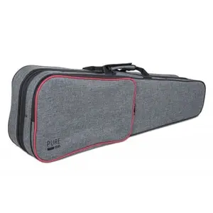 Comparateur de prix : PURE GEWA étui pour violon en gris avec sangles de sac à dos et poignée de transport 4/4