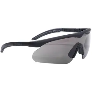 Mil-Tec Lunettes Balistiques Et De Soleil Raptor Noires - Swisseye pas cher