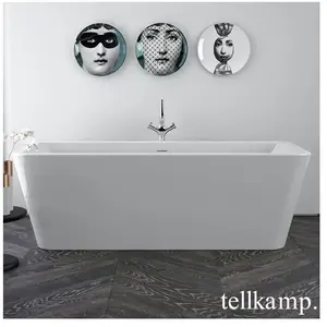 Tellkamp Pura Baignoire rectangulaire en îlot, 0100-285-00-A/CR,Vendu parreuter