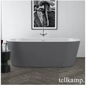 Tellkamp Solitär Baignoire ovale en îlot, 0100-282-00-A/CRWMCM, pas cher