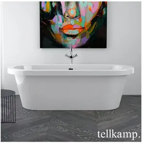 Tellkamp Elegance Baignoire ovale en îlot, 0100-067-00-B/CR, pas cher