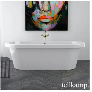 Tellkamp Elegance Baignoire ovale en îlot, 0100-067-00-B/ME,