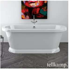 Tellkamp Elegance Base Baignoire ovale en îlot, 0100-067-00-06-B/CR, pas cher