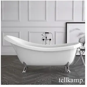 Tellkamp Nostalgia Baignoire sur pieds ovale en îlot, 0100-061-00-02-C...