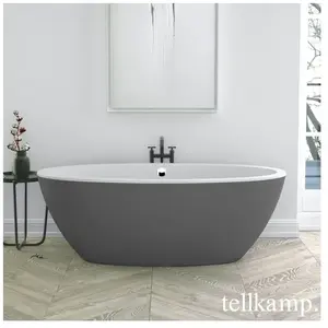 Tellkamp Space Baignoire ovale en îlot, 0100-058-S0-AUF/CRWMCM,
