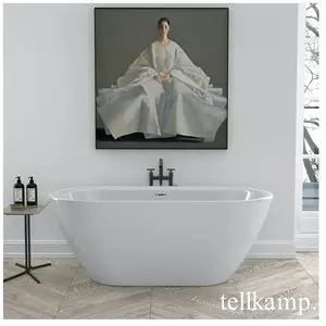 Tellkamp Cosmic Baignoire ovale en îlot, 0100-257-00-A/WG,Vendu parreuter