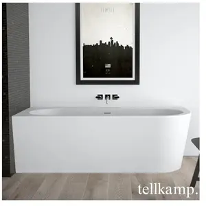 Tellkamp Pio Baignoire d’angle, avec habillage, 0100-277-0B-R-A/CRWM,