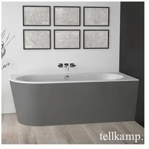 Tellkamp Pio Baignoire d angle, avec habillage, 0100-055-S0-L-A/CRWMCM... pas cher
