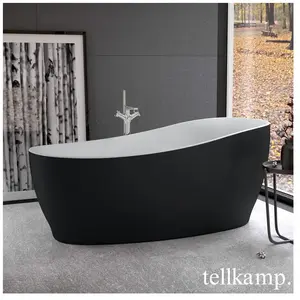 Tellkamp Sao Baignoire balnéo ovale en îlot, W100-278-00-A/CRWMEB,