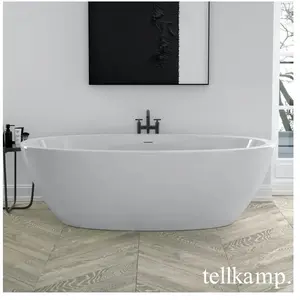 Tellkamp Space Baignoire balnéo ovale en îlot, W100-288-00-A/WG,