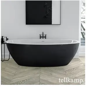 Tellkamp Space Baignoire balnéo ovale en îlot, W100-288-SB-A/CRSW,