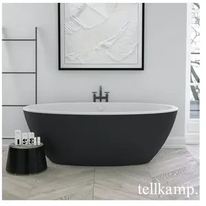 Tellkamp Space Baignoire ovale en îlot, 0100-058-00-AUF/WMWMEB, pas cher