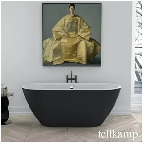 Tellkamp Cosmic Baignoire ovale en îlot, 0100-057-00-AUF/CRWMEB,