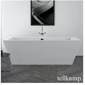 Tellkamp Base Baignoire rectangulaire en îlot, 0100-068-00-AUF/CR,