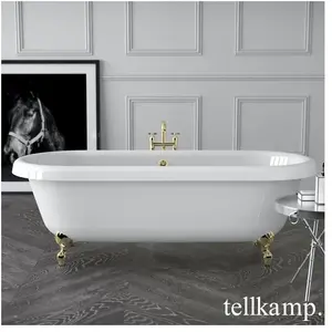Tellkamp Antiqua Plus Baignoire ovale en îlot, 0100-063-00-01-C/ME, pas cher