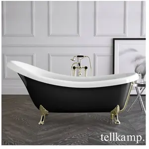 Tellkamp Nostalgia Baignoire sur pieds ovale en îlot, 0100-061-00-01-C...