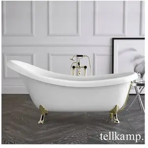 Tellkamp Nostalgia Baignoire sur pieds ovale en îlot, 0100-061-00-01-C...