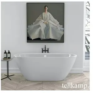 Tellkamp Cosmic Baignoire ovale en îlot, 0100-057-00-AUF/WG, pas cher